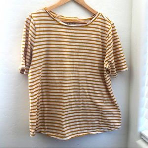 Loft “Vintage Soft” Striped Tee size 16/18